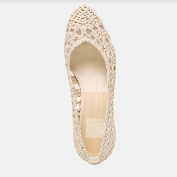 💛🔹️Dolce Vita 🔹️ Woven Raffia Lula  Women's Heels - Picture 4 of 6